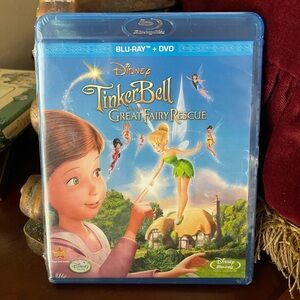 Disney’s Tinkerbell & The Great Fairy Rescue BluRay + DVD